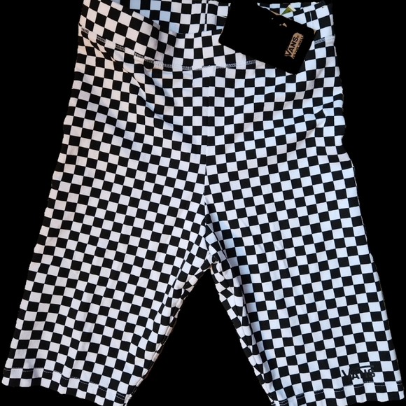 NWT ❗️ Vans of the wall cotton checks  black and white shorts size XS - Picture 4 of 10